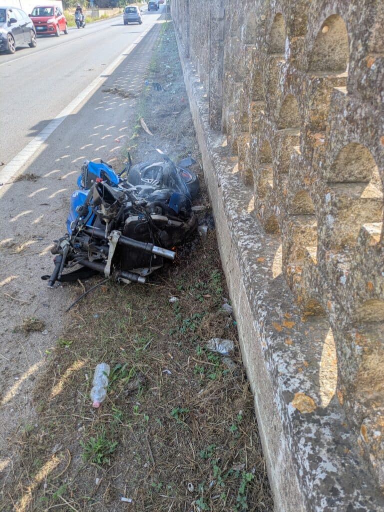 Spaventoso incidente sulla Gallipoli–Alezio, miracolato un 35enne
