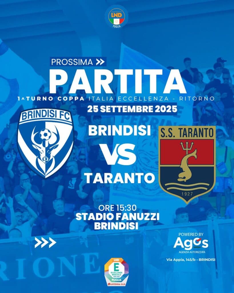 Coppa Italia, Brindisi - Taranto. Miglior difesa contro miglior attacco