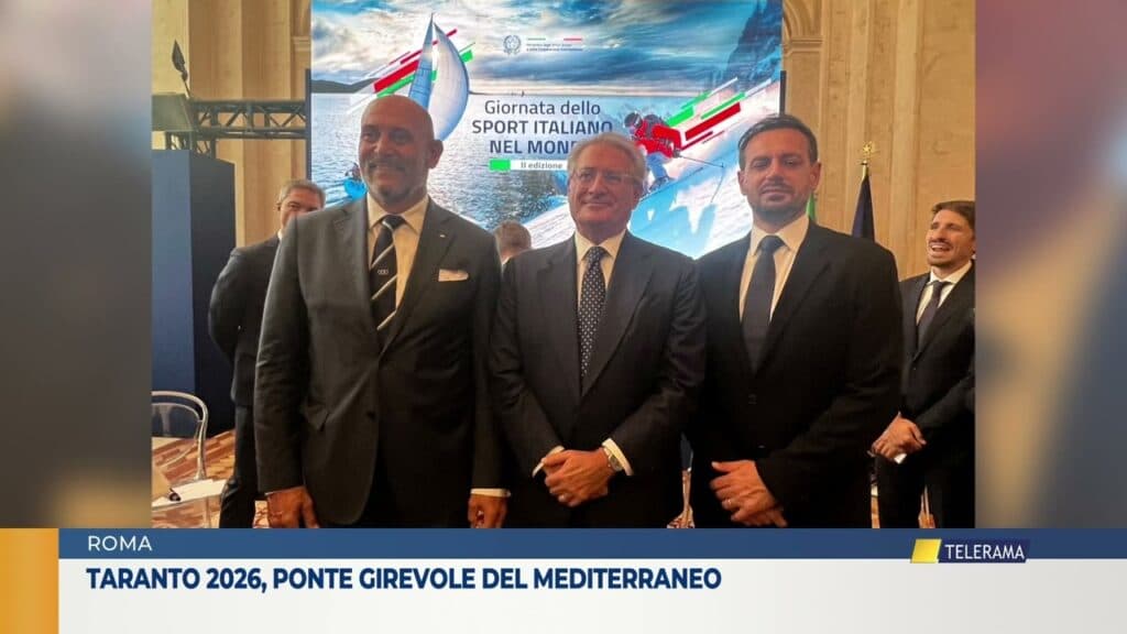 Taranto, Giochi 2026: "Un ponte girevole sul Mediterraneo"