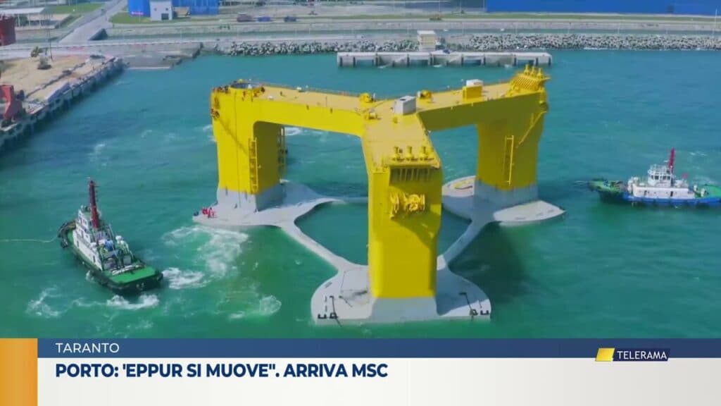 Porto di Taranto, MSC al molo polisettoriale