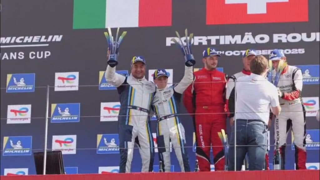 Il salentino Eliseo Donno è campione della Michelin Le Mans Cup GT3 2025