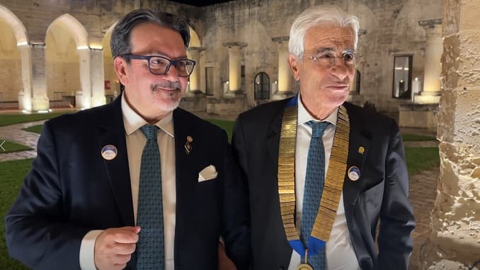 Il Rotary Club di Lecce accoglie il Governatore Braia: “qui lavoro eccellente”