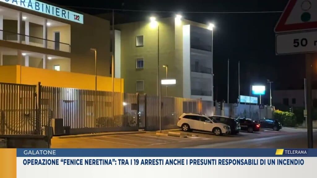 Operazione “Fenice Neretina”: tra i 19 arresti anche i presunti responsabili di un incendio