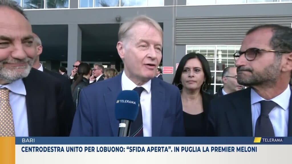 Centrodestra unito per Lobuono: “sfida aperta”. In Puglia la premier Meloni