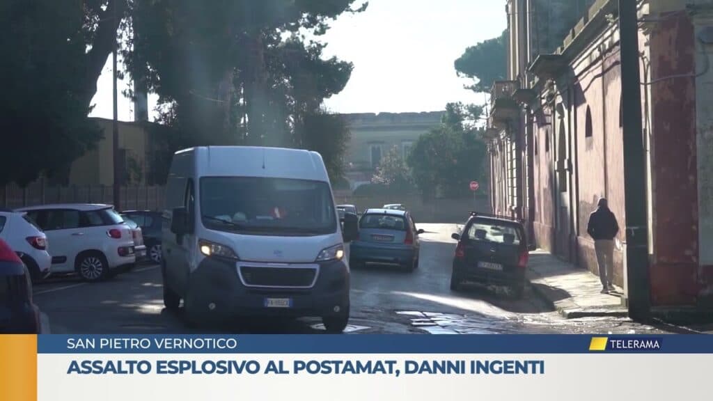 Assalto esplosivo al Postamat, danni ingenti a San Pietro Vernotico