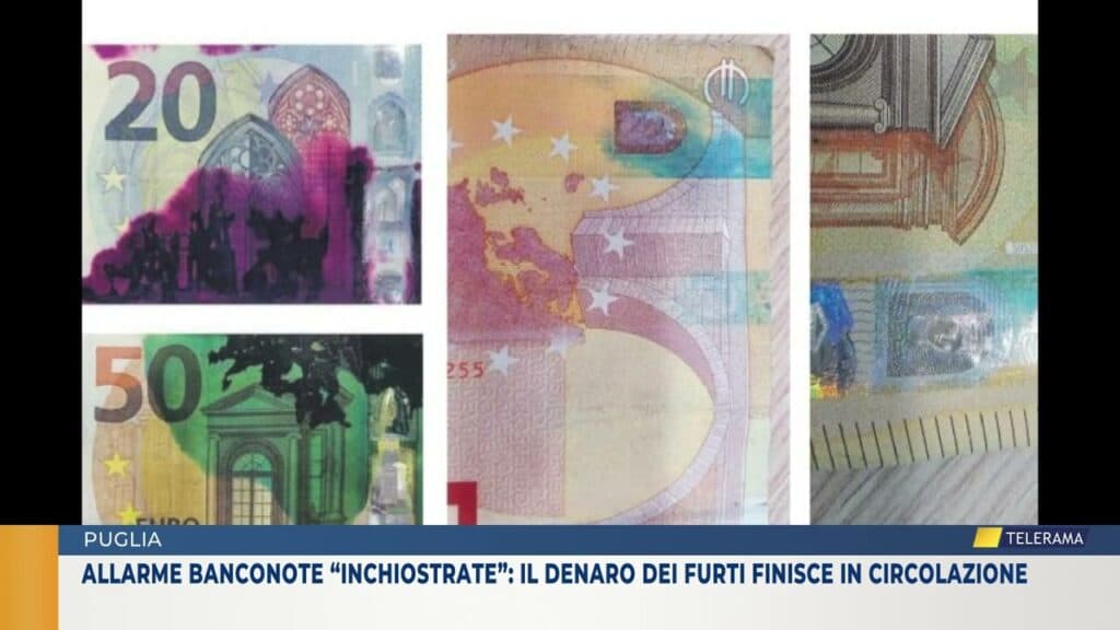 Allarme banconote “inchiostrate”: il denaro dei furti finisce in circolazione