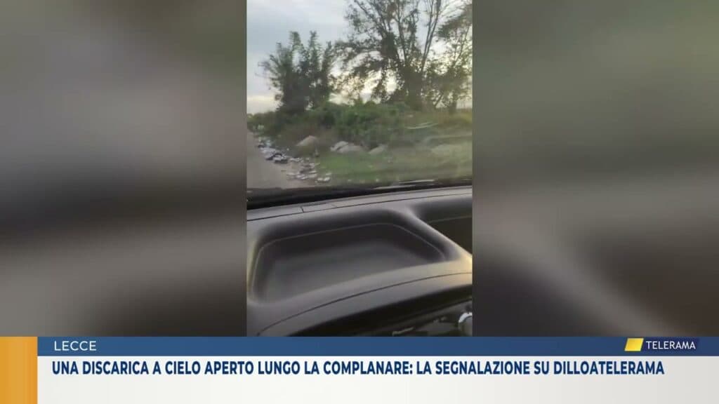 Una discarica a cielo aperto lungo la complanare: la segnalazione su dilloatelerama