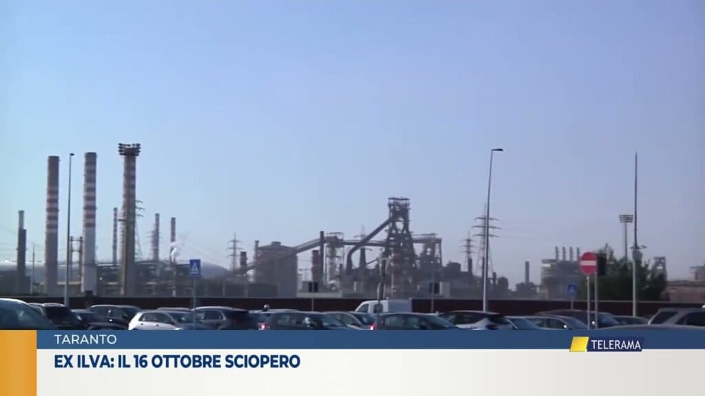 Ex Ilva: proclamato lo sciopero per il 16 ottobre