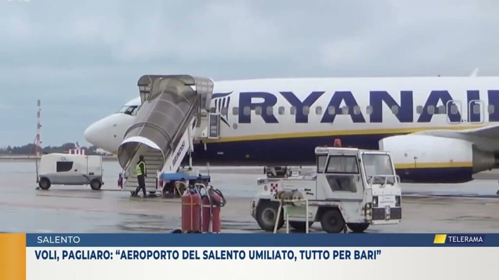 Voli, Pagliaro: “Aeroporto del Salento umiliato, tutto per Bari”
