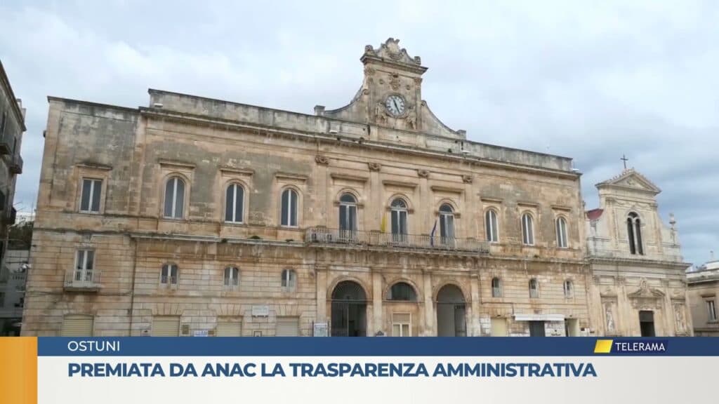 Premiata da Anac la trasparenza amministrativa di Ostuni