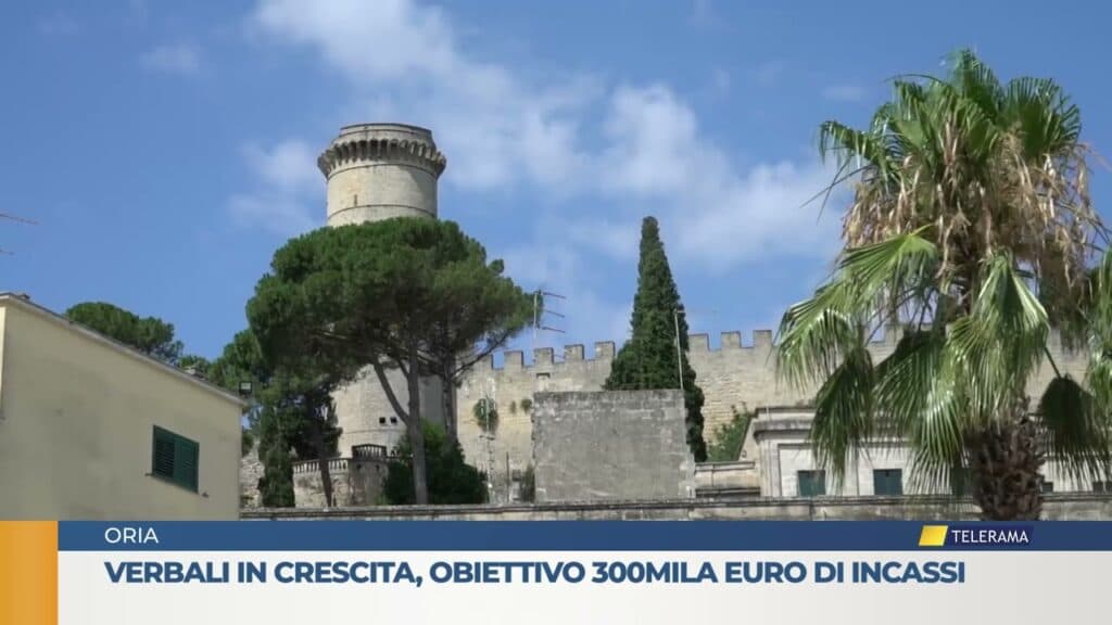 Verbali in crescita a Oria, obiettivo 300mila euro di incassi