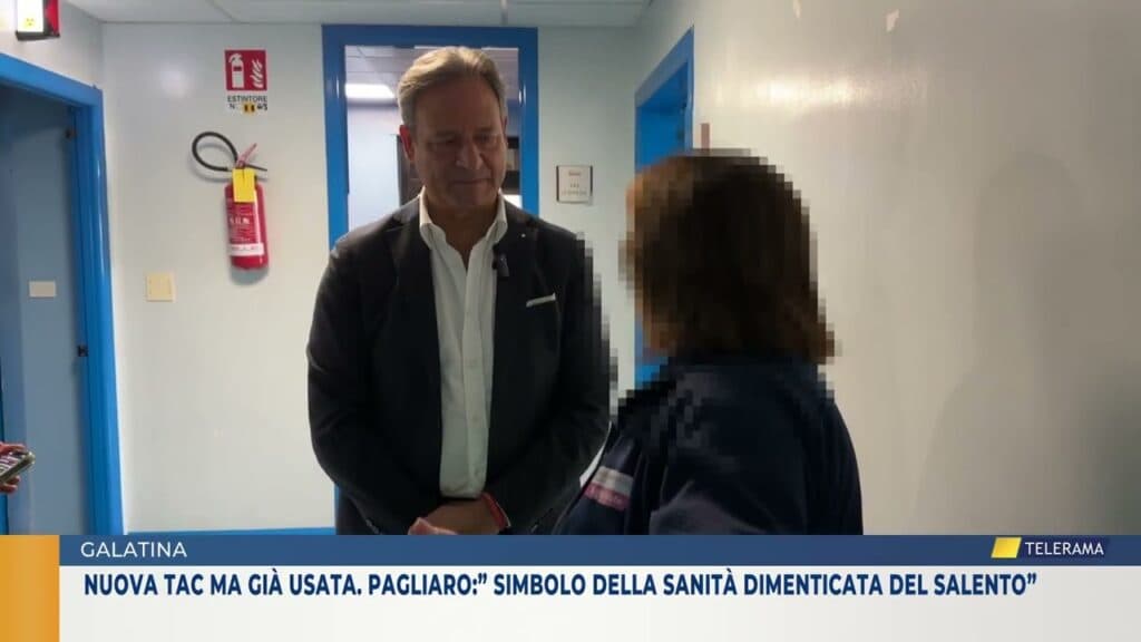Nuova tac ma già usata. Pagliaro: "Simbolo della sanità dimenticata del Salento”