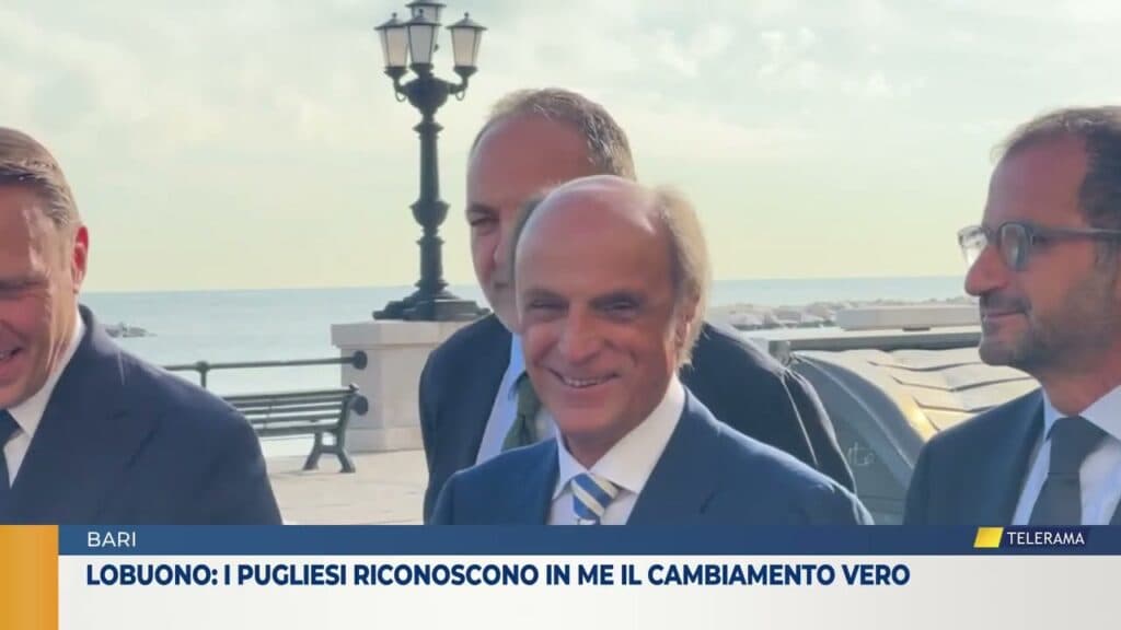 Bari, Lobuono: "I pugliesi riconoscono in me il vero cambiamento"