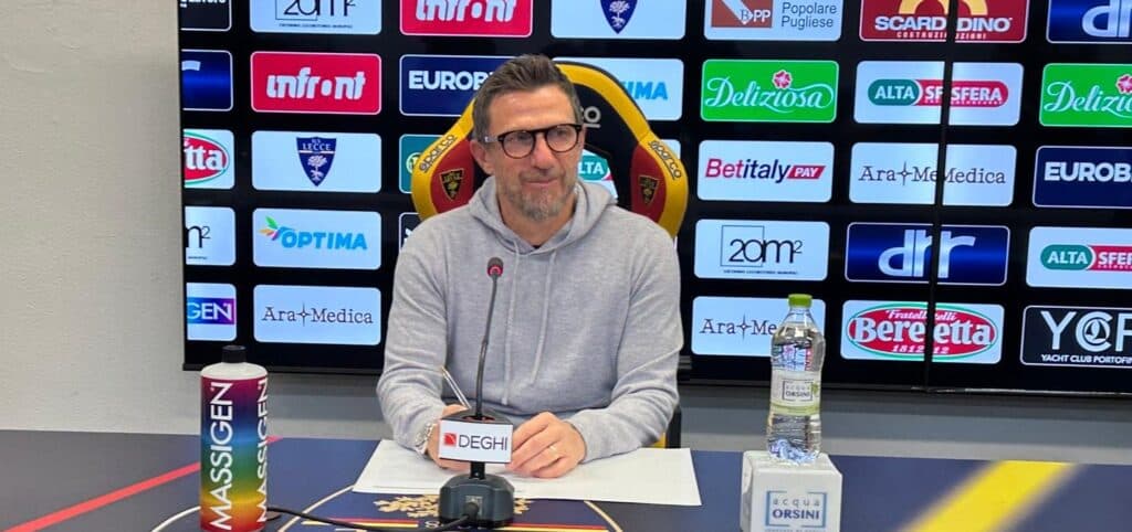 Lecce, domani la rifinitura: domenica il Torino