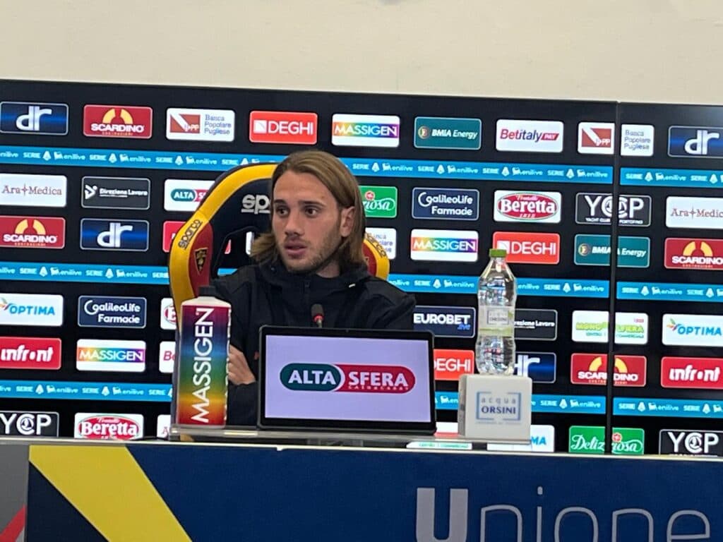 Lecce, Gallo: "Il mister mi dice sempre di attaccare. Falcone ci ha salvato il c....""