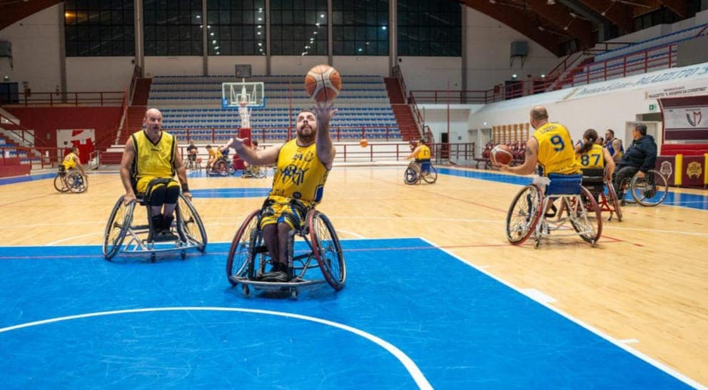 Basket in carrozzina, esordio romano per la Lupiae Team Salento