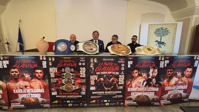 Sport da combattimento ma anche solidarietà, ecco “La notte dei gladiatori”