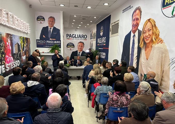 Pagliaro (FdI) inaugura il comitato: “Il Salento merita rispetto e un futuro dignitoso”