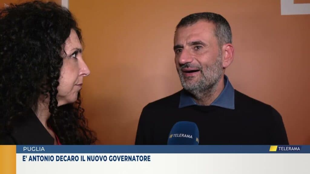 Antonio Decaro è il nuovo presidente della Regione Puglia