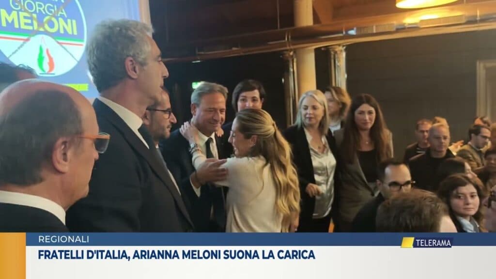 Regionali, Arianna Meloni suona la carica e a Lecce presenta la lista di FdI