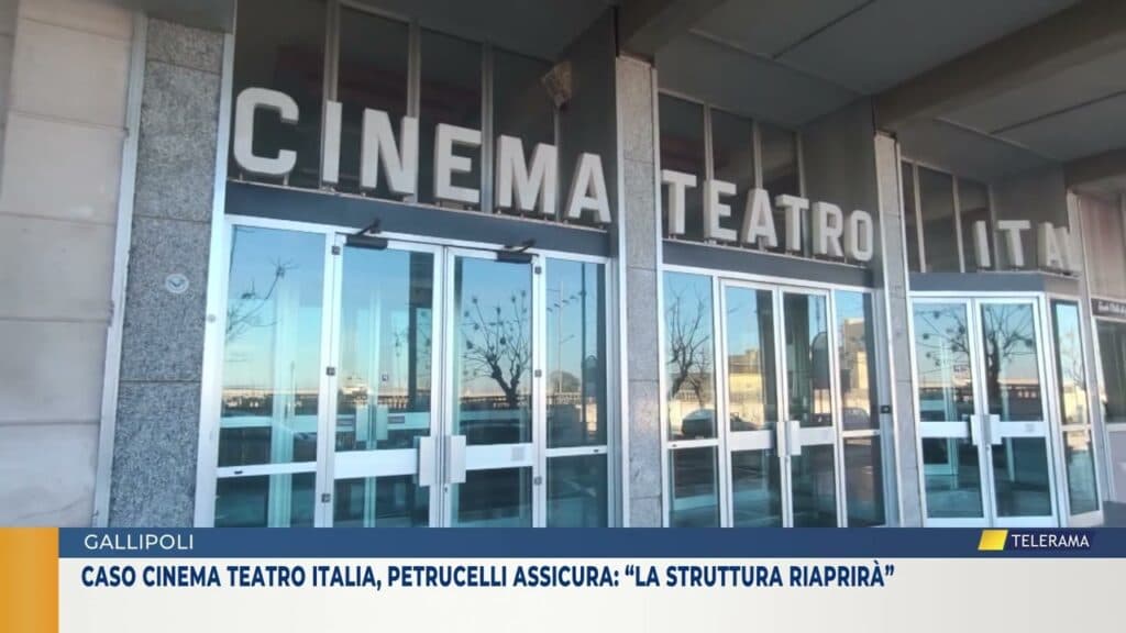 Gallipoli, caso Cinema Teatro Italia, Petrucelli assicura: “La struttura riaprirà”