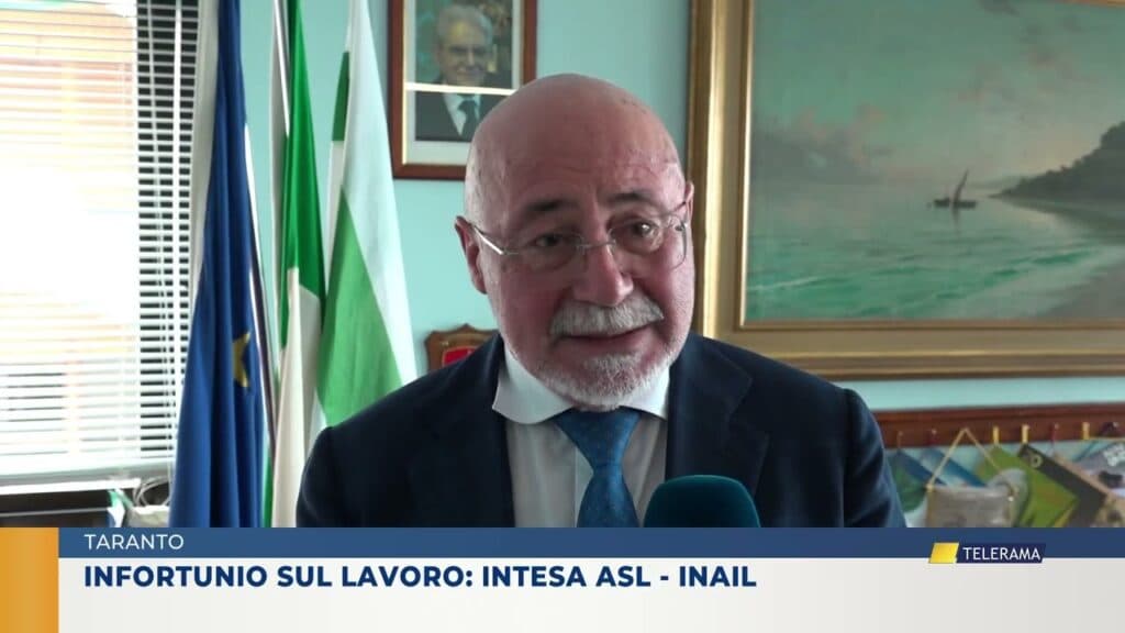 Taranto, infortunio sul lavoro: protocollo d'intesa tra Asl e Inail