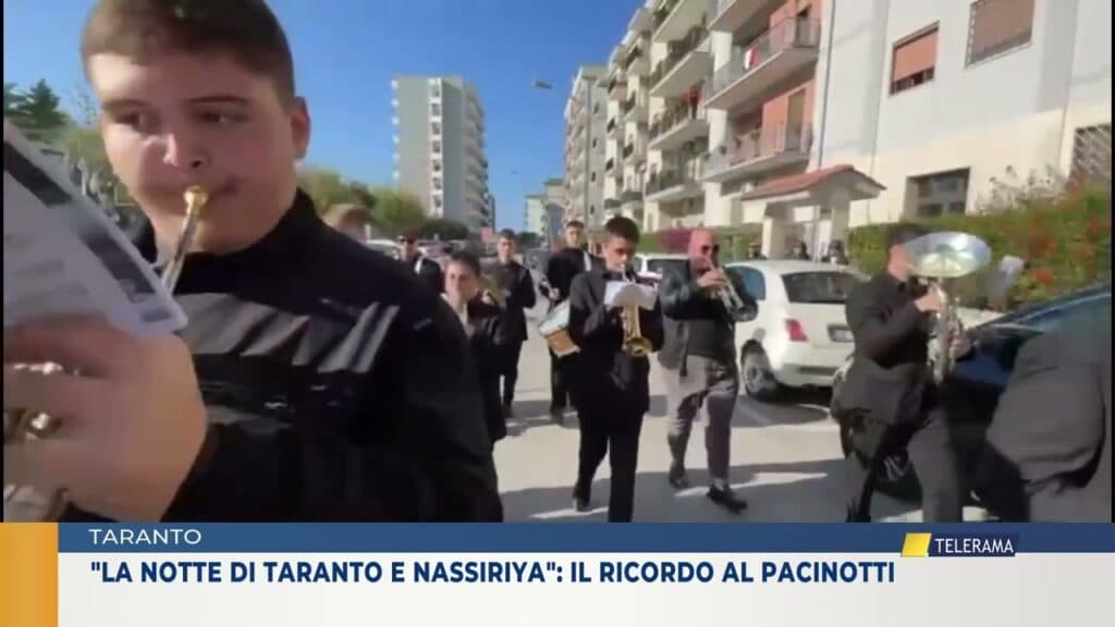 "La notte di Taranto e Nassiriya": il ricordo al Pacinotti