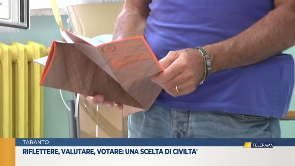 Taranto. Riflettere, valutare, votare: una scelta di civiltà