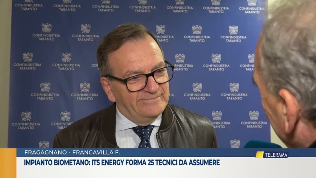 Fragagnano-Francavilla F., impianto biometano: Its Energy forma 25 tecnici