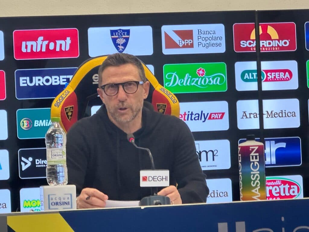 Lecce, Di Francesco: "Pretendiamo rispetto. Il gol era da annullare"