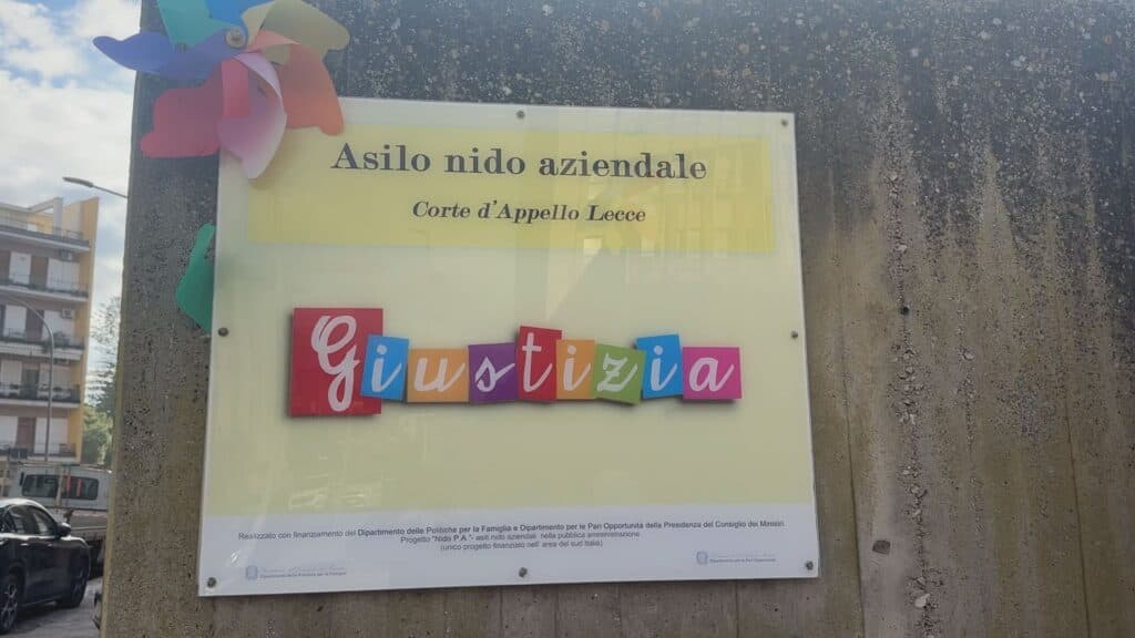 Un aiuto per chi lavora, ecco l'asilo nido "Giustizia" della Corte d'Appello