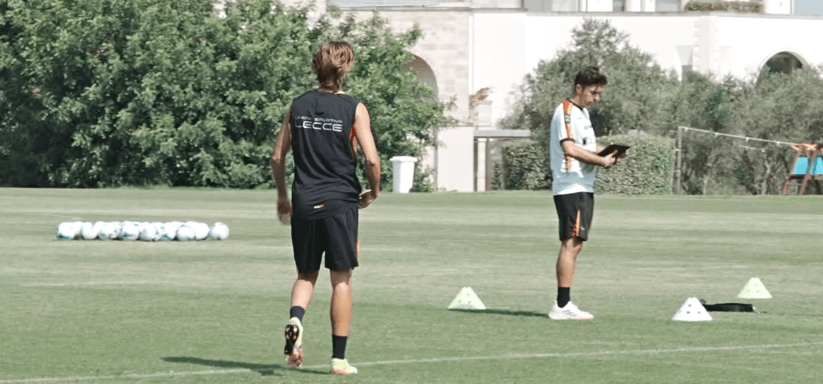 Lecce, lavoro personalizzato per tre calciatori