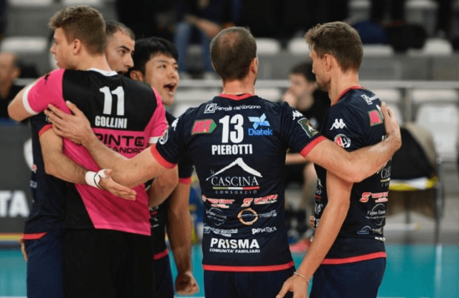 Volley A2, secca sconfitta a Pineto per Prisma La Cascina Taranto