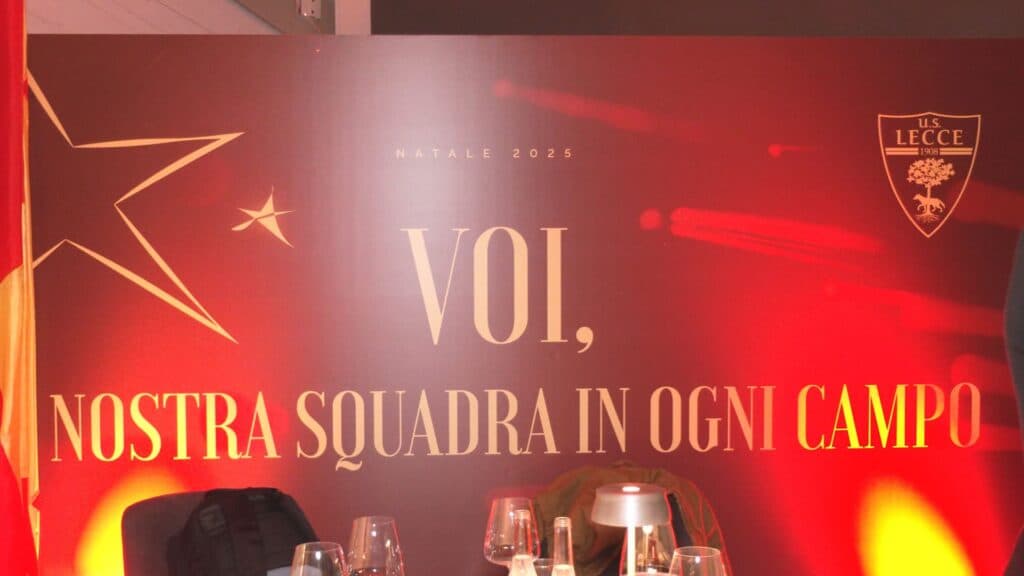 L'US Lecce incontra gli sponsor per il tradizionale scambio di auguri