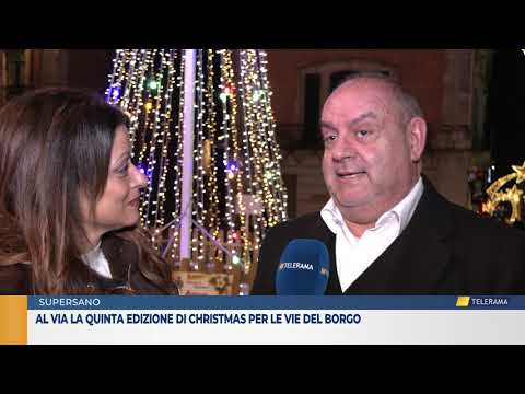 Al via la quinta edizione di Christmas per le vie del borgo