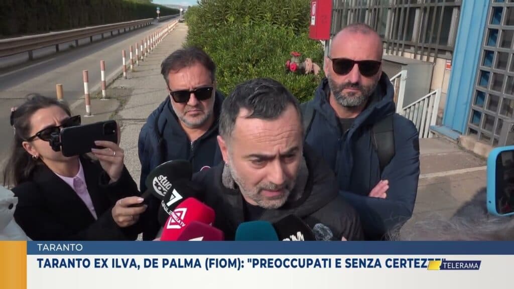 Ex Ilva, De Palma (Fiom): "Appello al governo, crisi complessa"
