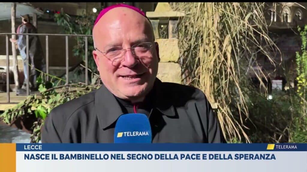 Lecce, nasce il bambinello nel segno della pace e della speranza