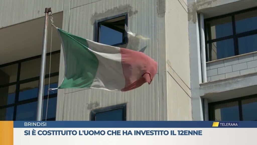 Si è costituito l'uomo che ha investito un 12enne a Brindisi