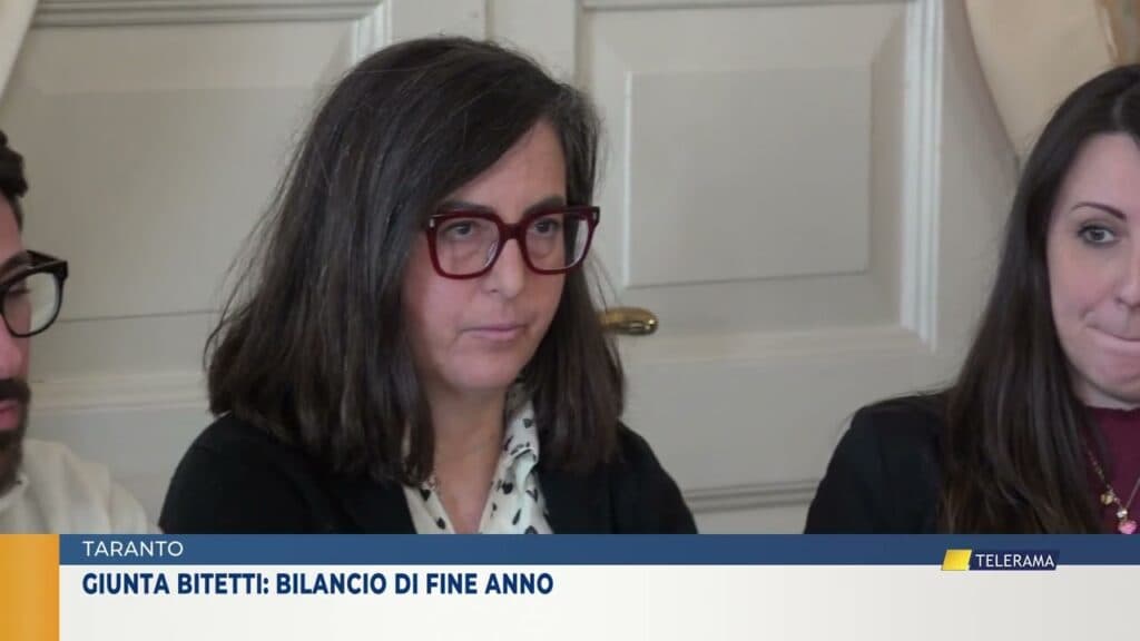 Taranto, conferenza stampa di fine anno: le valutazioni del sindaco Bitetti