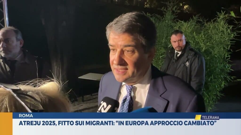 Atreju 2025, Fitto sui migranti: in Europa approccio cambiato