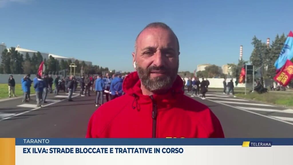 Ex Ilva, strade bloccate e fabbrica occupata
