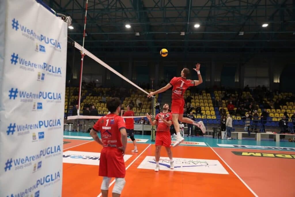 Volley: Prisma La Cascina Taranto battuta in casa da Fano