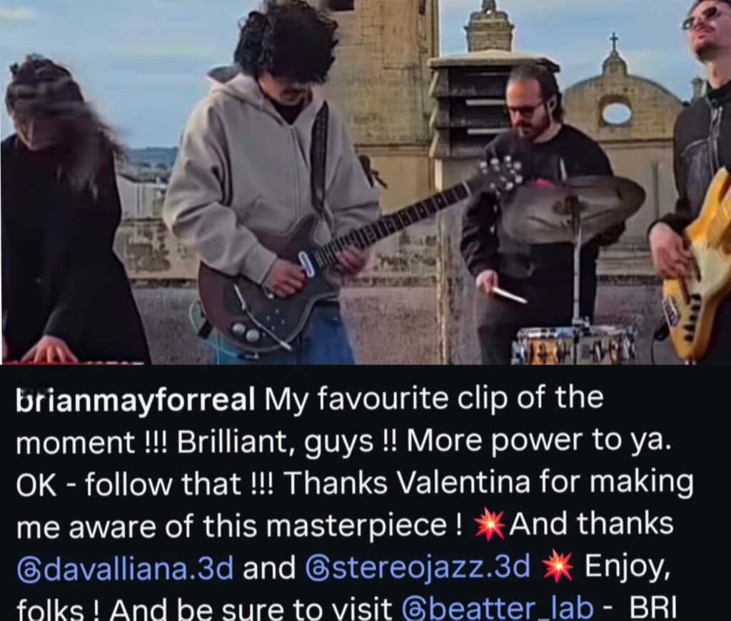 Il Salento conquista il chitarrista Brian May: dal terrazzo di un paese al cuore dei Queen