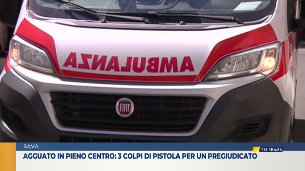 Agguato in pieno centro a Sava: 3 colpi di pistola per un pregiudicato