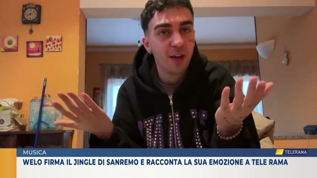 Welo firma il jingle di Sanremo e racconta la sua emozione a Tele Rama