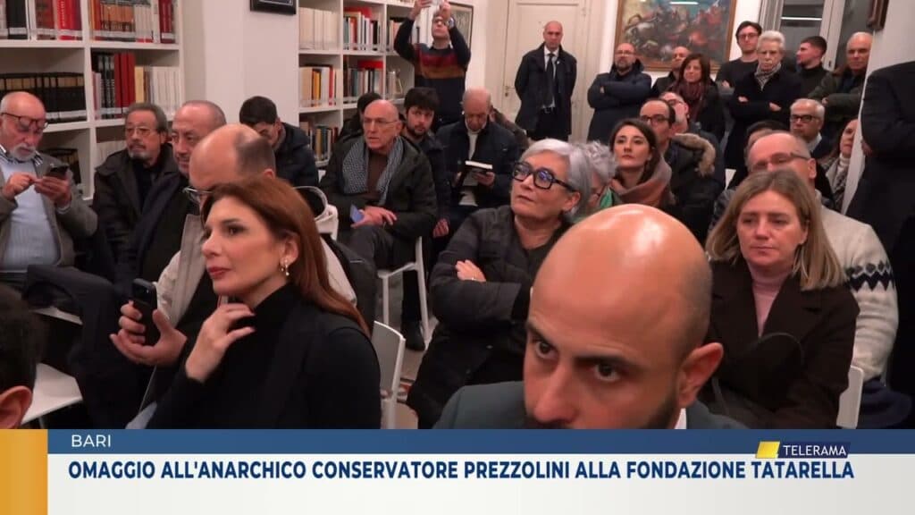 Bari, omaggio all'anarchico conservatore Prezzolini alla Fondazione Tatarella