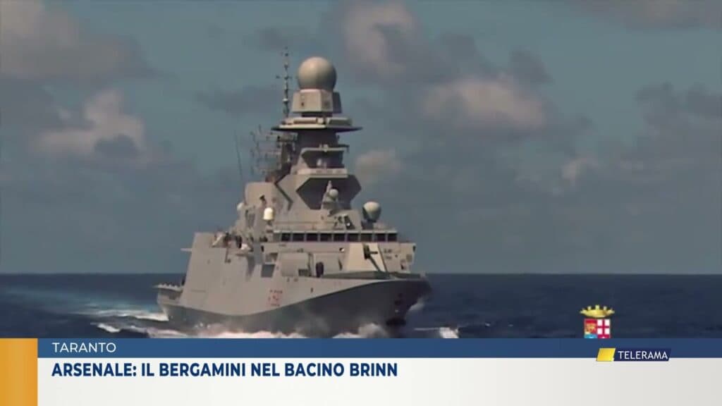 Arsenale di Taranto: riaperto il grande bacino Brin. Lavori al "Bergamini"