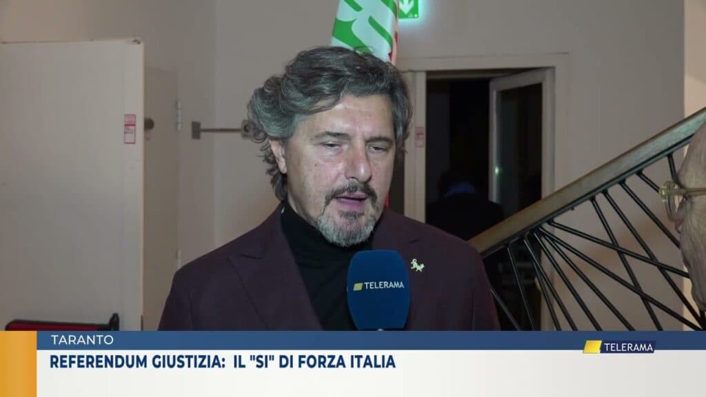 Taranto, referendum giustizia: il "sì" di Forza Italia