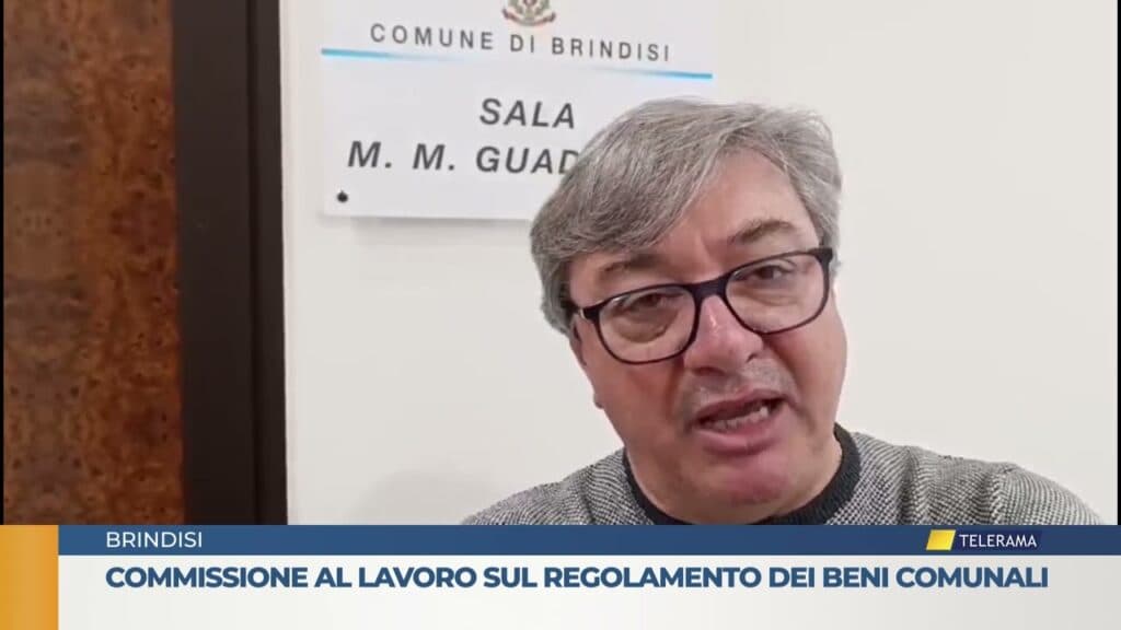 Commissione al lavoro sul regolamento dei beni comunali di Brindisi