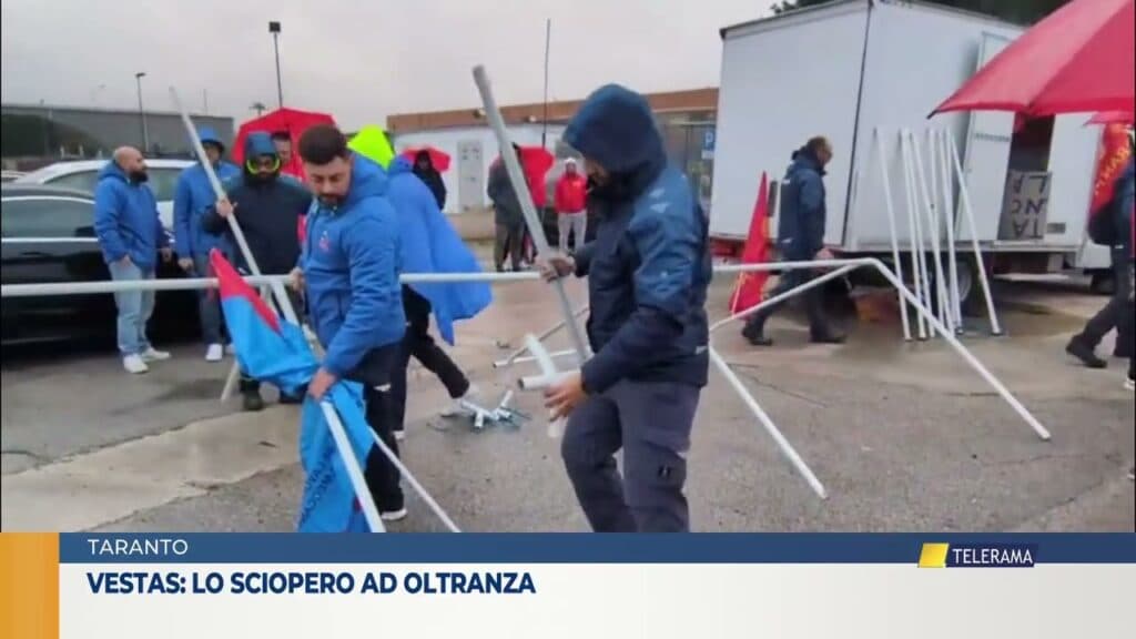 Taranto, Vestas: è sciopero ad oltranza, contestato il trasferimento